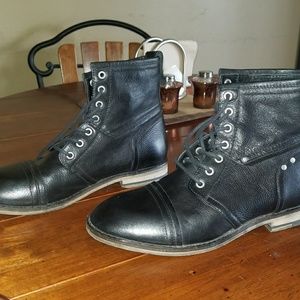Guess real leather boots